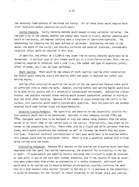 Management of Commercially Generated Radioactive Waste - U.S. ...