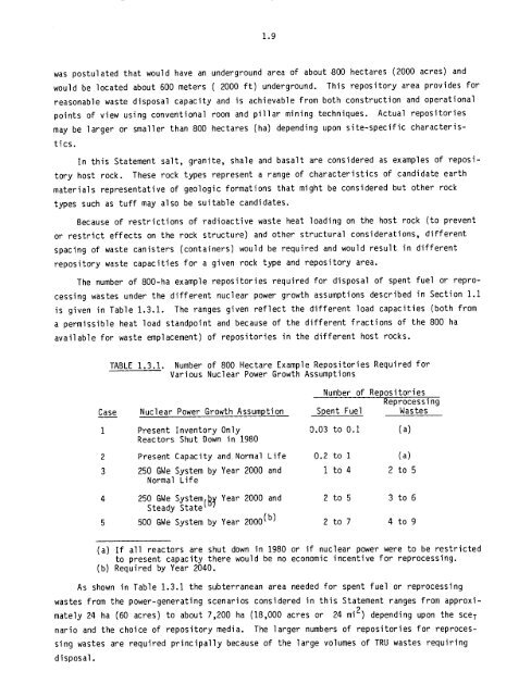 Management of Commercially Generated Radioactive Waste - U.S. ...