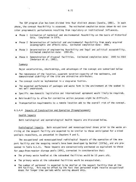 Management of Commercially Generated Radioactive Waste - U.S. ...