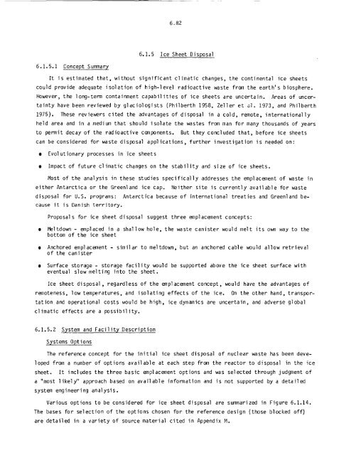 Management of Commercially Generated Radioactive Waste - U.S. ...