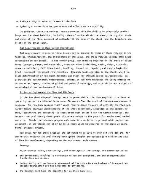 Management of Commercially Generated Radioactive Waste - U.S. ...