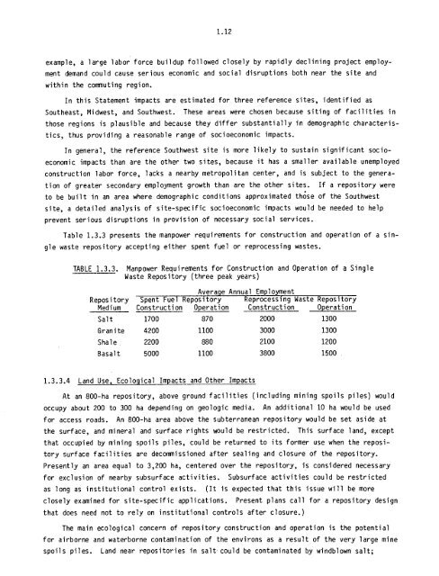 Management of Commercially Generated Radioactive Waste - U.S. ...