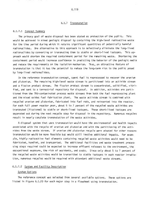 Management of Commercially Generated Radioactive Waste - U.S. ...