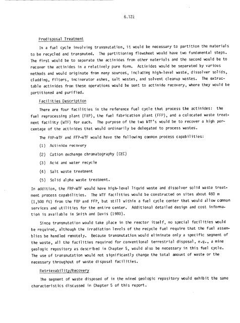 Management of Commercially Generated Radioactive Waste - U.S. ...