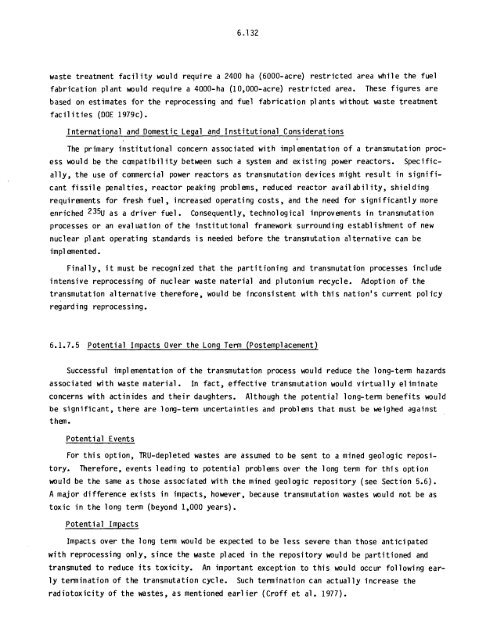 Management of Commercially Generated Radioactive Waste - U.S. ...