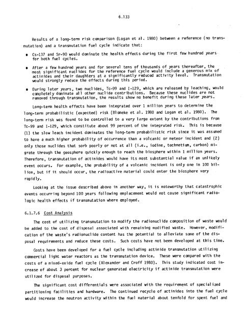 Management of Commercially Generated Radioactive Waste - U.S. ...