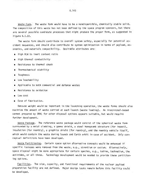 Management of Commercially Generated Radioactive Waste - U.S. ...