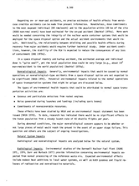 Management of Commercially Generated Radioactive Waste - U.S. ...