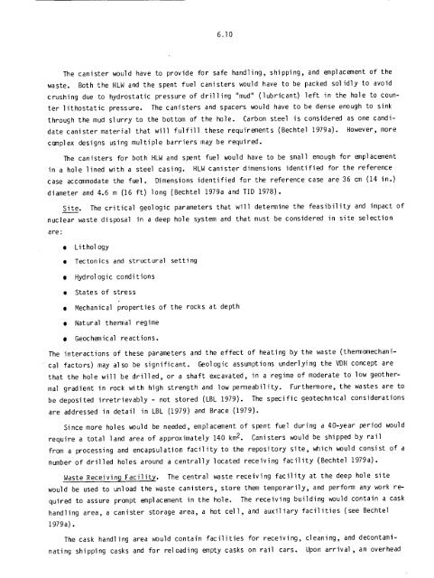 Management of Commercially Generated Radioactive Waste - U.S. ...