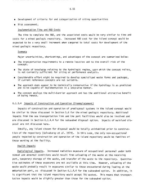 Management of Commercially Generated Radioactive Waste - U.S. ...