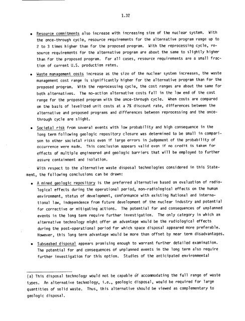 Management of Commercially Generated Radioactive Waste - U.S. ...