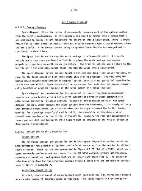 Management of Commercially Generated Radioactive Waste - U.S. ...