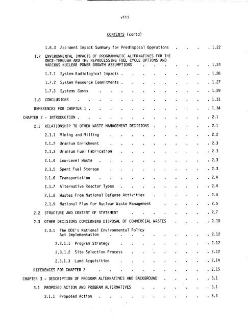 Management of Commercially Generated Radioactive Waste - U.S. ...