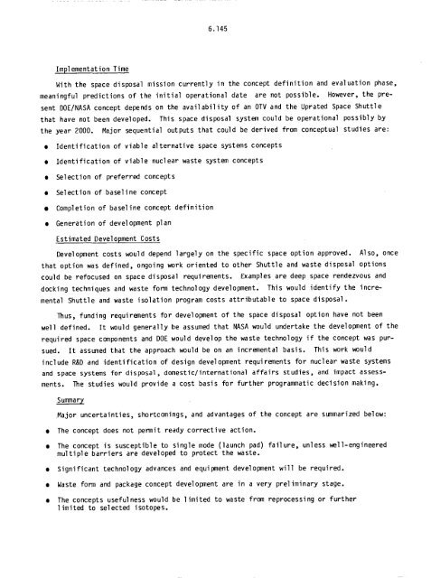 Management of Commercially Generated Radioactive Waste - U.S. ...