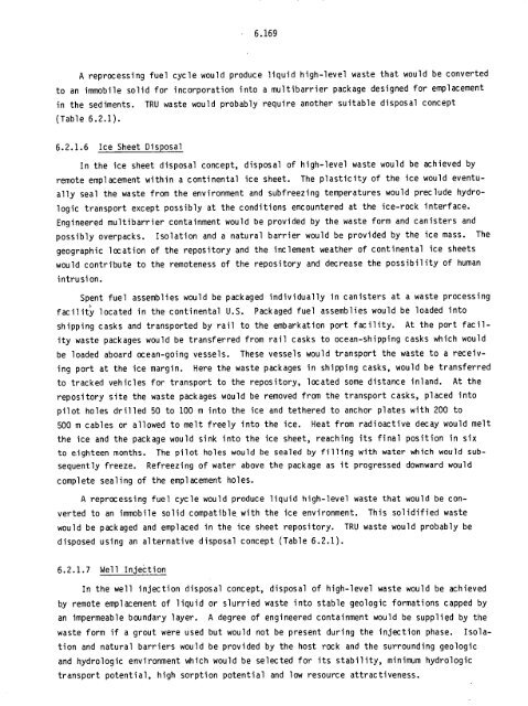 Management of Commercially Generated Radioactive Waste - U.S. ...