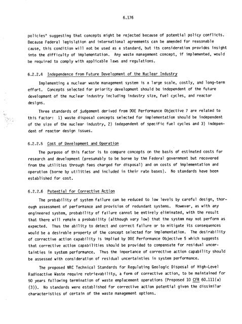 Management of Commercially Generated Radioactive Waste - U.S. ...