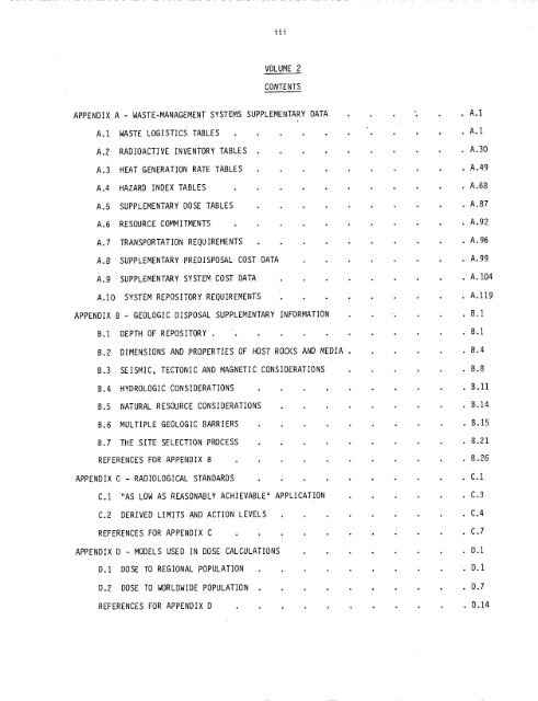 Management of Commercially Generated Radioactive Waste - U.S. ...