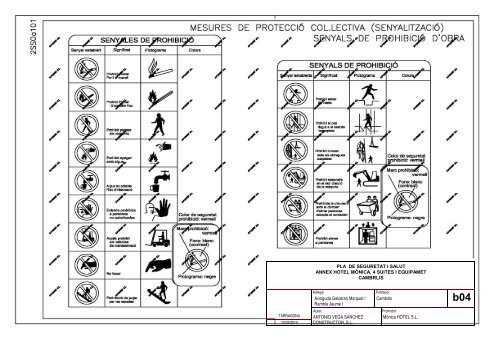 PLA DE SEGURETAT I SALUT ANNEX HOTEL MÒNICA 4 ... - Tinet