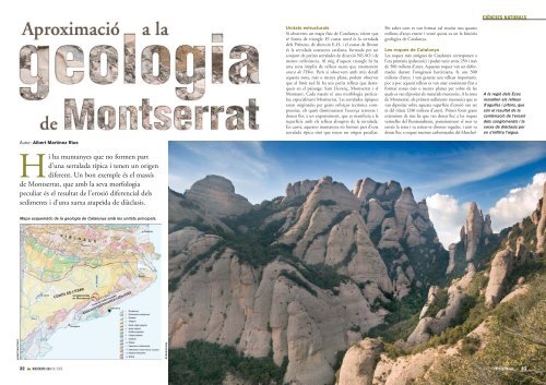 Geologia de Montserrat