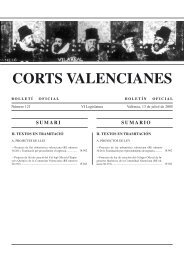 ii. textos en tramitació - Corts Valencianes