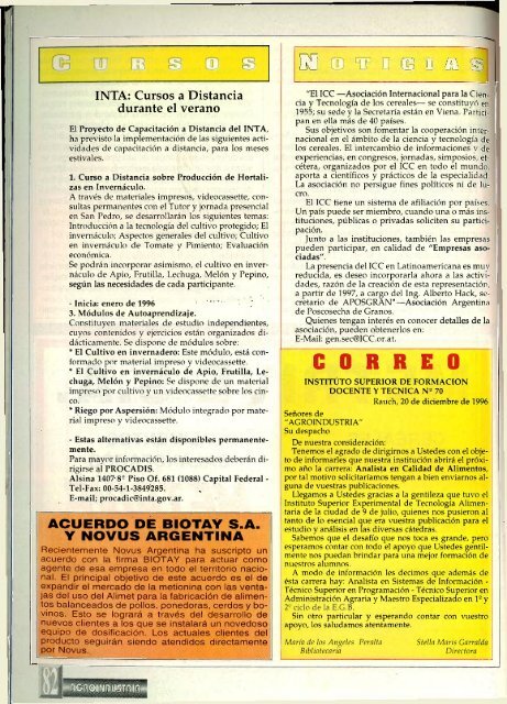 año14/ n°91 /diciembre1996 - caena.org.ar