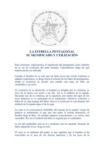 LA ESTRELLA PENTAGONAL SU SIGNIFICADO Y UTILIZACIÓN