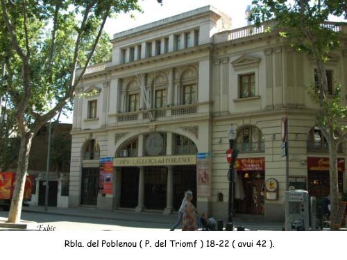 Rambla - Institut Salvador Espriu