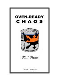 OVEN-READY C H A O S Phil Hine