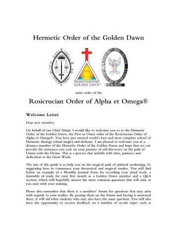 Introduction PDF - Hermetic Order of the Golden Dawn