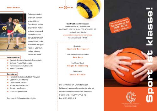 GKS Sport Flyer 2012 - Gottfried-Keller-Gymnasium Berlin ...