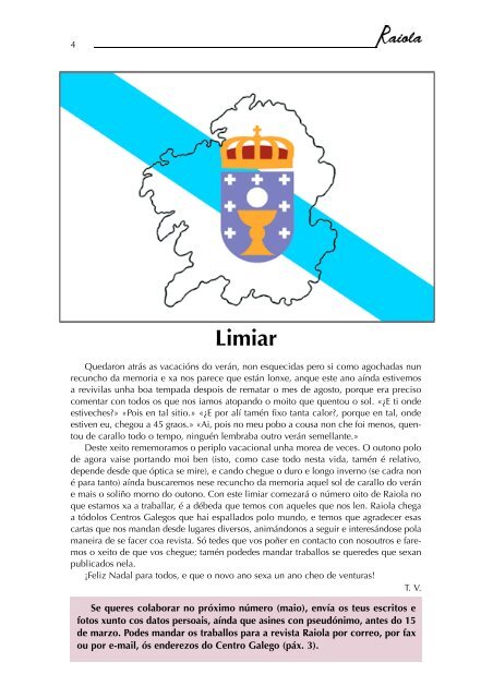 + Descargar revista nº 8 (PDF) - Centro Gallego de Vitoria