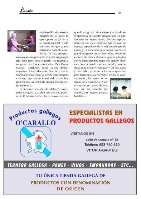 + Descargar revista nº 8 (PDF) - Centro Gallego de Vitoria