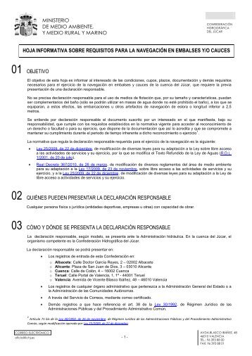 Modelo de Declaración Responsable - Viciopesca