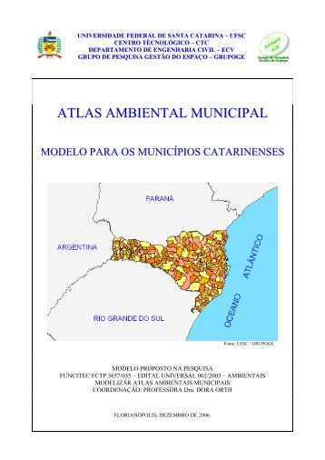 atlas ambiental municipal - Grupo Gestão do Espaço - Universidade ...