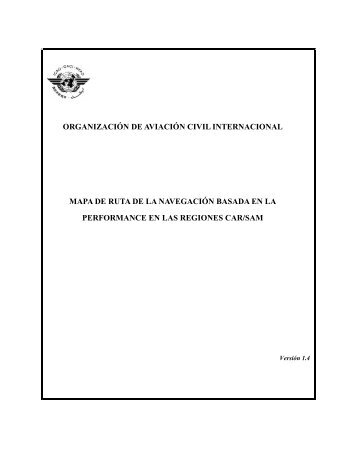 organización de aviación civil internacional mapa de ruta