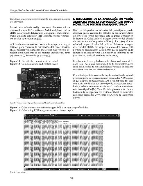 Navegación de robot móvil usando Kinect, OpenCV y Arduino