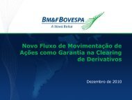 Novo Fluxo de Movimentação de Ações como ... - BM&FBovespa