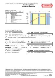 Berechnung WinSLT Berechnung TERMO-BIT Safety ... - Glas Fandel