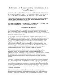 Habilitante: Ley de Canalización y Mantenimiento de la Vías ... - INEA