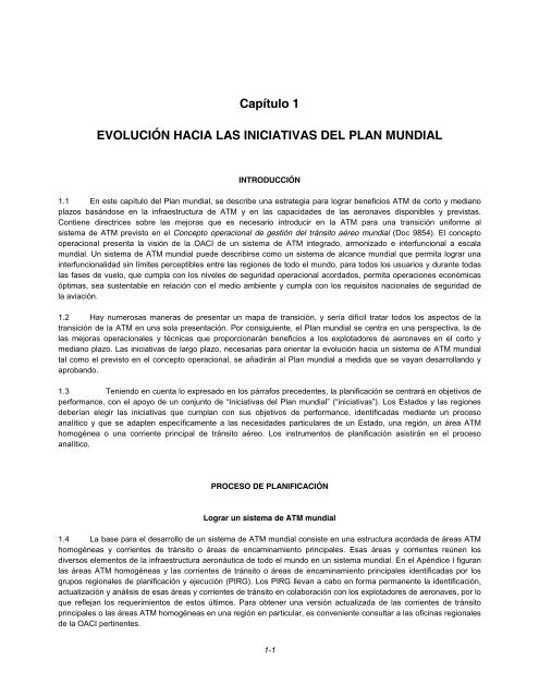 Plan mundial de navegación aérea - ICAO