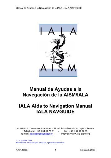 Manual de Ayudas a la Navegación de la AISM/IALA IALA Aids to ...