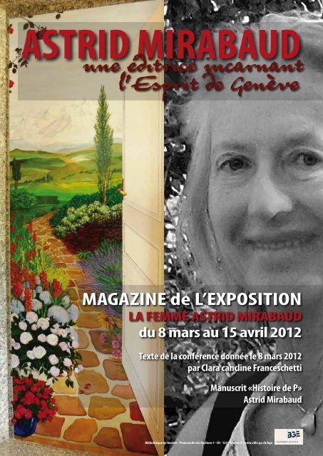 voir le magazine de l'exposition - Clara Cancline