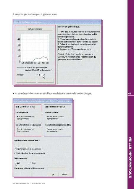 Télécharger le PDF complet N°6 Année 2004 - Collège National d ...