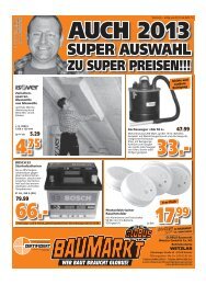 SUPER AUSWAHL - Globus Baumarkt