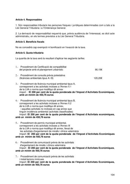 Document de tràmit Llibre Ordenances 2007.pdf - Ajuntament de ...