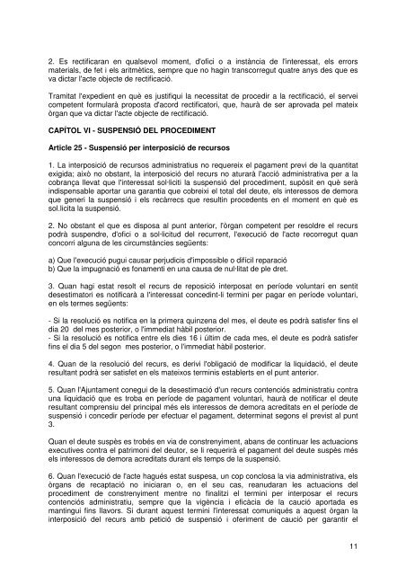 Document de tràmit Llibre Ordenances 2007.pdf - Ajuntament de ...