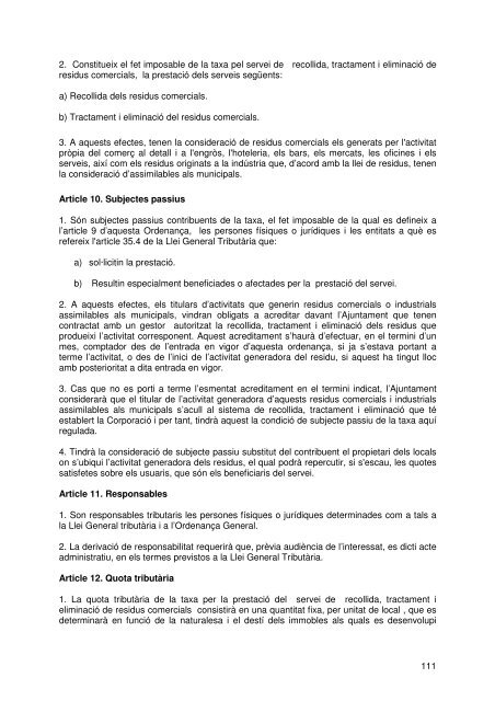 Document de tràmit Llibre Ordenances 2007.pdf - Ajuntament de ...