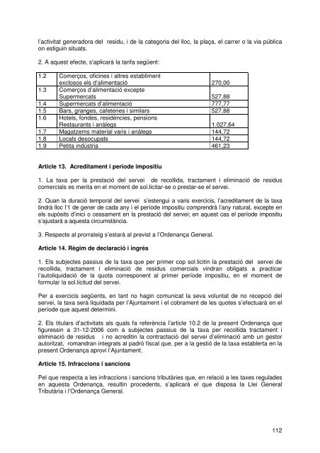 Document de tràmit Llibre Ordenances 2007.pdf - Ajuntament de ...