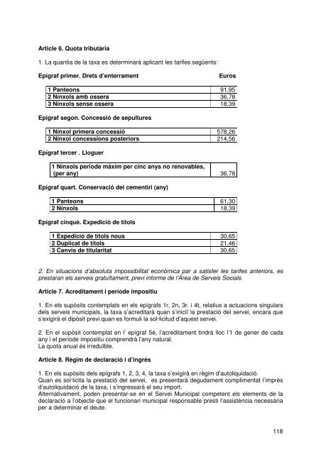 Document de tràmit Llibre Ordenances 2007.pdf - Ajuntament de ...