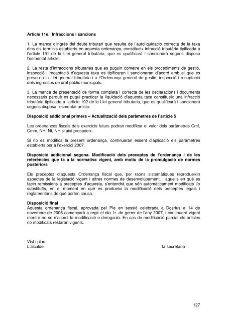 Document de tràmit Llibre Ordenances 2007.pdf - Ajuntament de ...